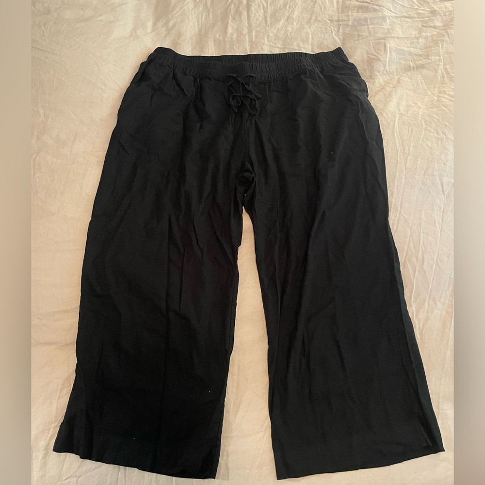 A New Day Black linen pants - 2x